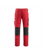 Pantalones de trabajo rojos